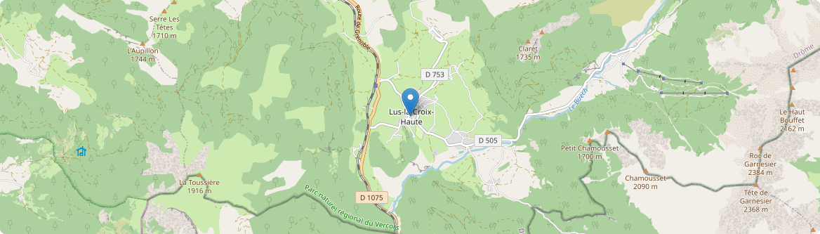 Lus-la-Croix-Haute - Carte