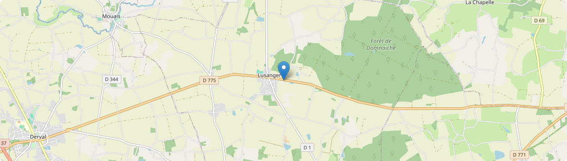 Lusanger - Carte