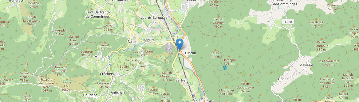 Luscan - Carte