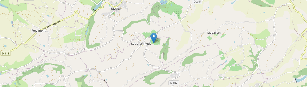 Lusignan-Petit - Carte