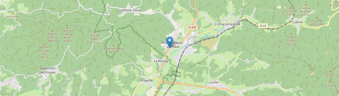 Lusse - Carte