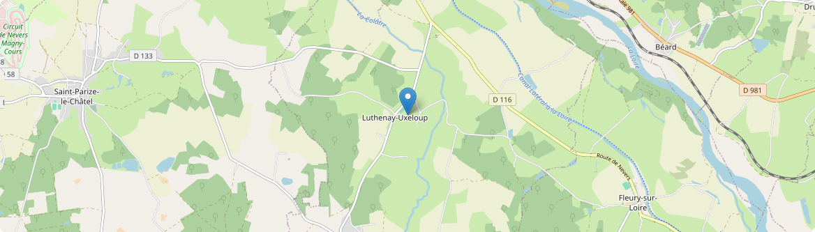 Luthenay-Uxeloup - Carte