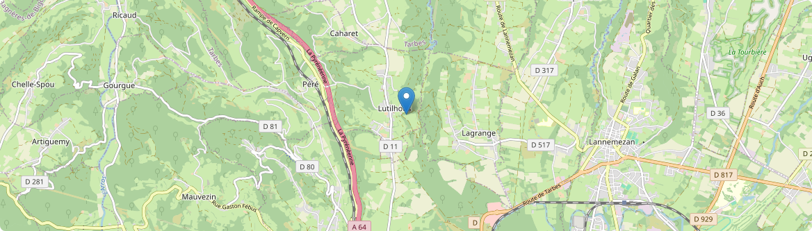 Lutilhous - Carte