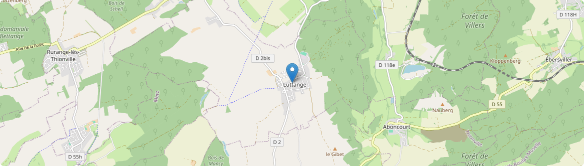 Luttange - Carte