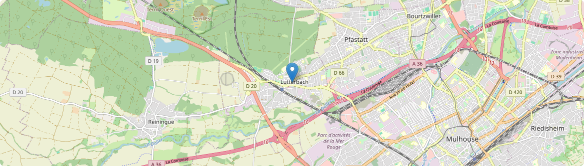 Lutterbach - Carte