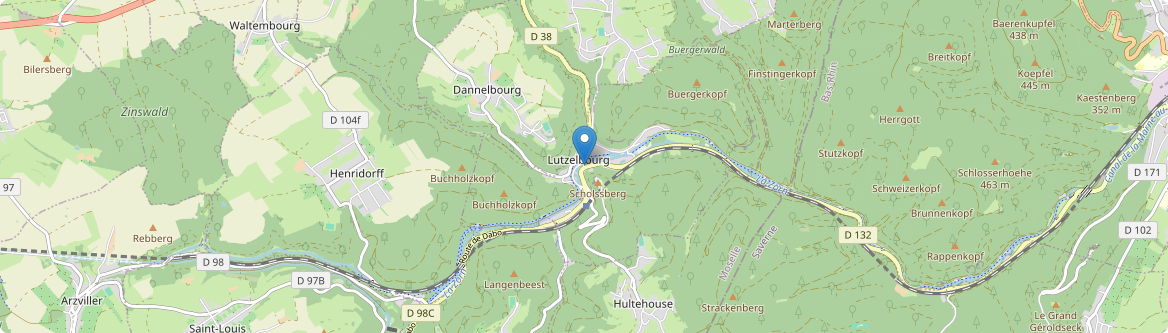 Lutzelbourg - Carte