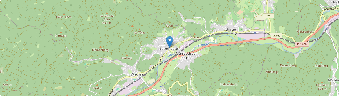Lutzelhouse - Carte