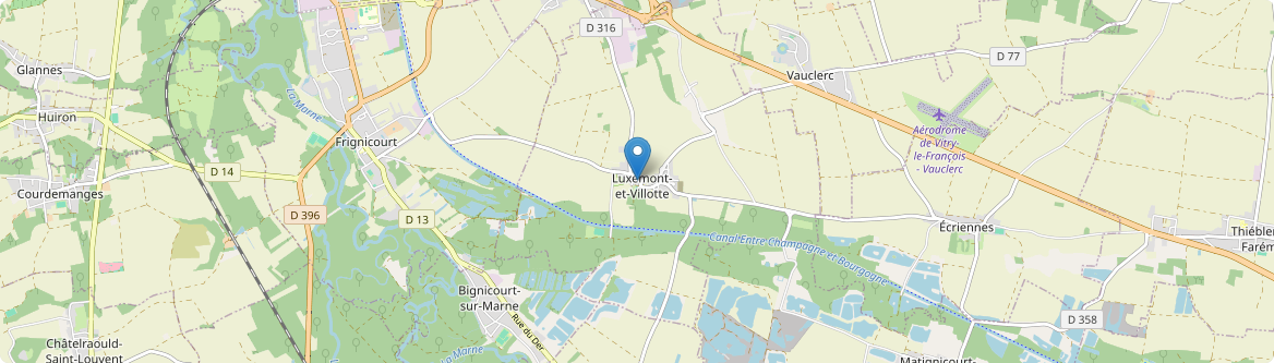Luxémont-et-Villotte - Carte