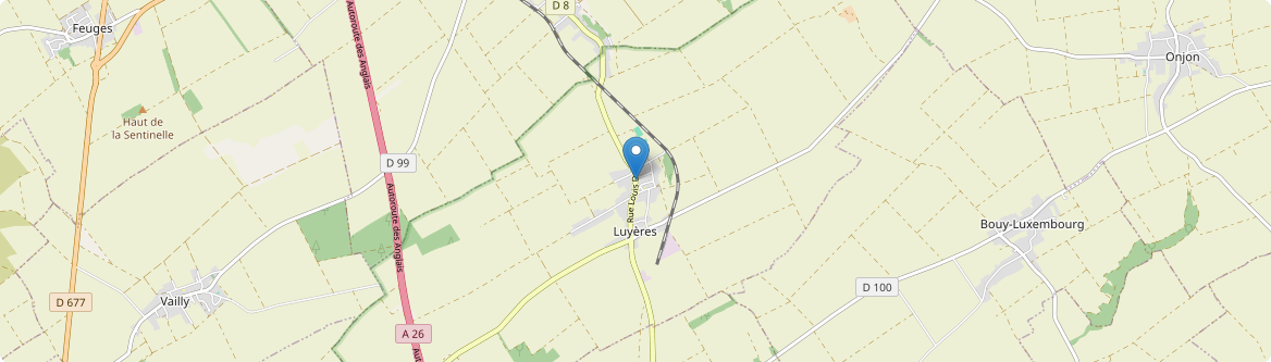 Luyères - Carte