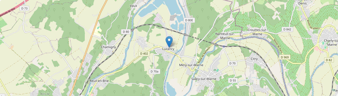 Luzancy - Carte