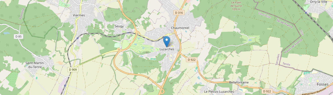 Luzarches - Carte