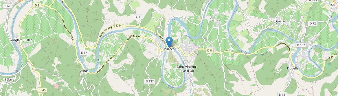 Luzech - Carte