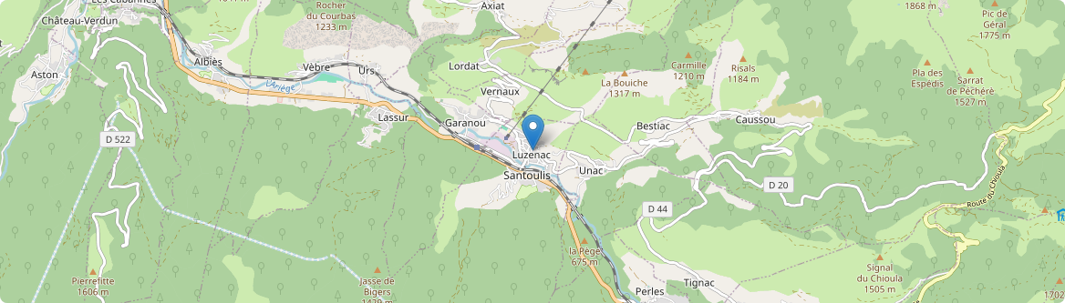 Luzenac - Carte