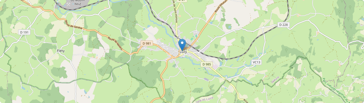Luzy - Carte