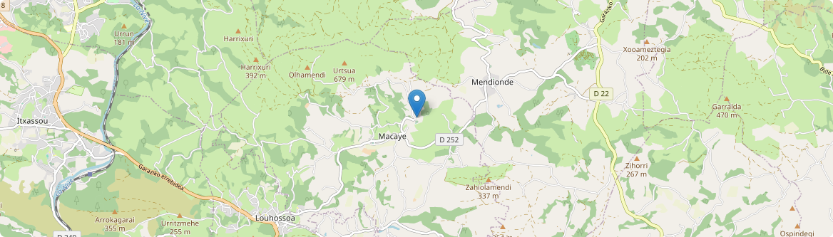 Macaye - Carte