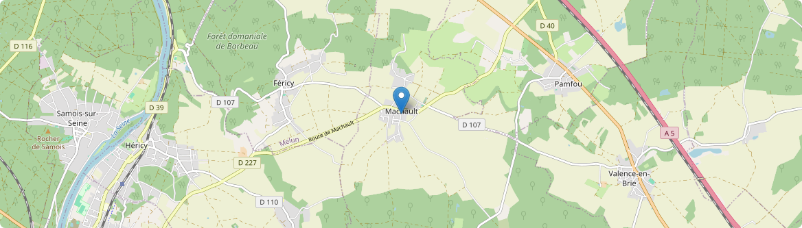 Machault - Carte