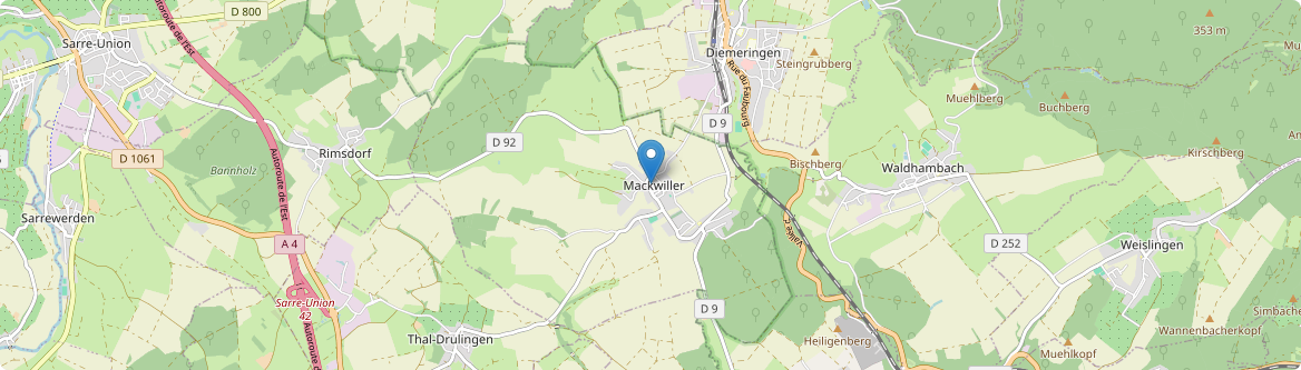 Mackwiller - Carte