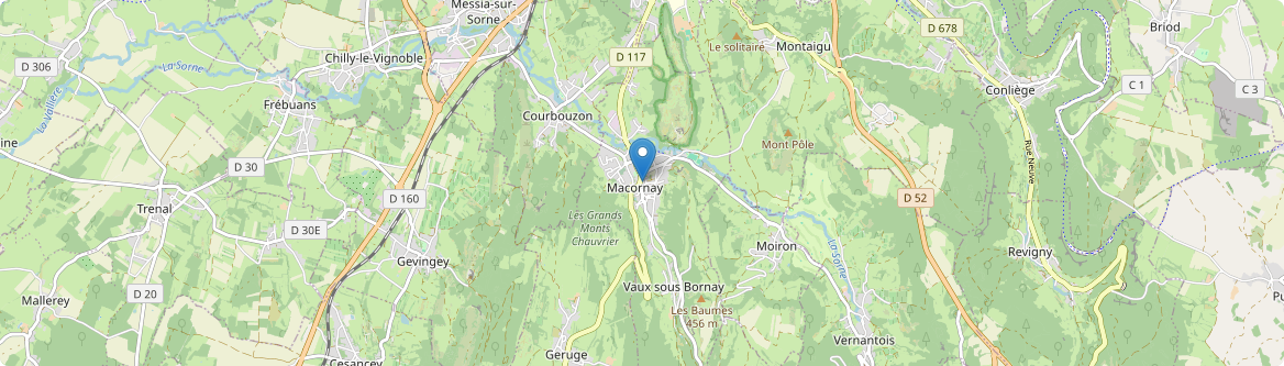 Macornay - Carte