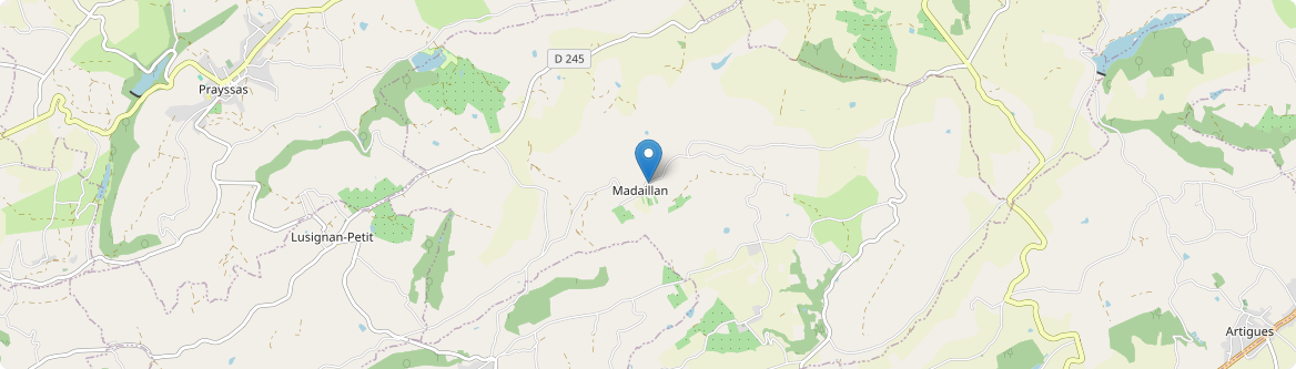 Madaillan - Carte