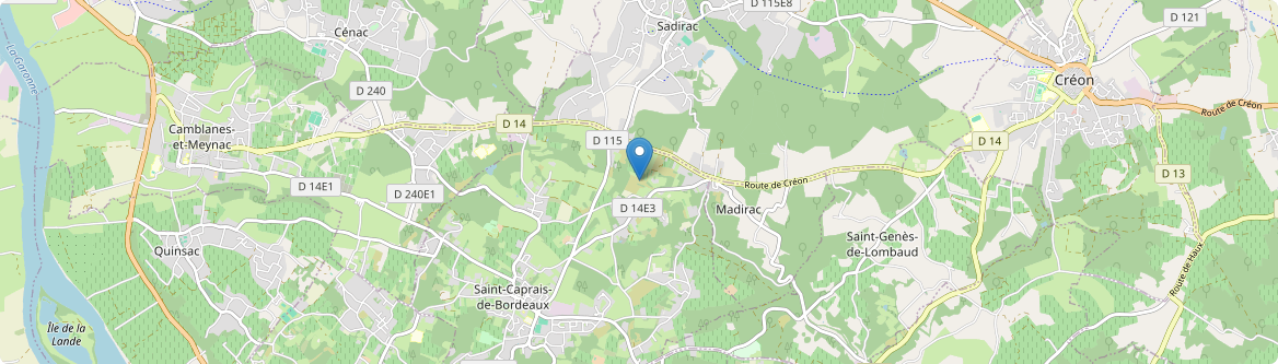 Madirac - Carte
