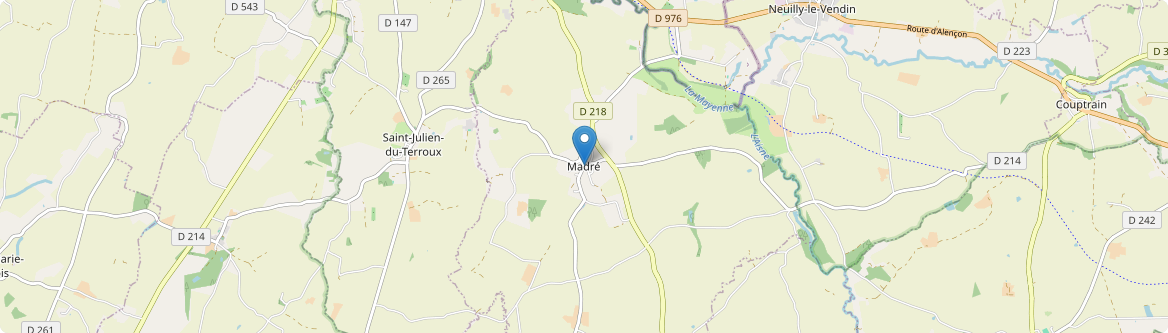 Madré - Carte