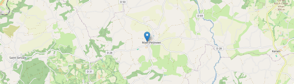 Maël-Pestivien - Carte