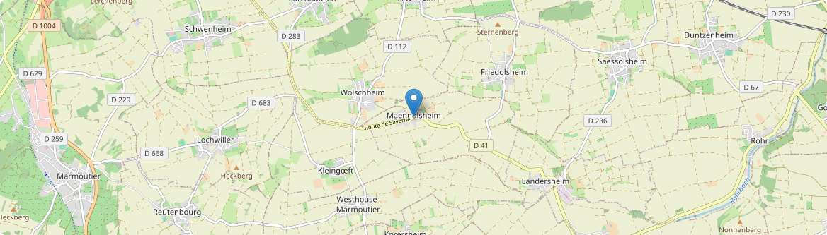 Maennolsheim - Carte