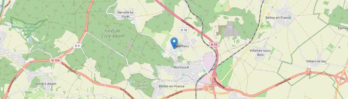 Maffliers - Carte