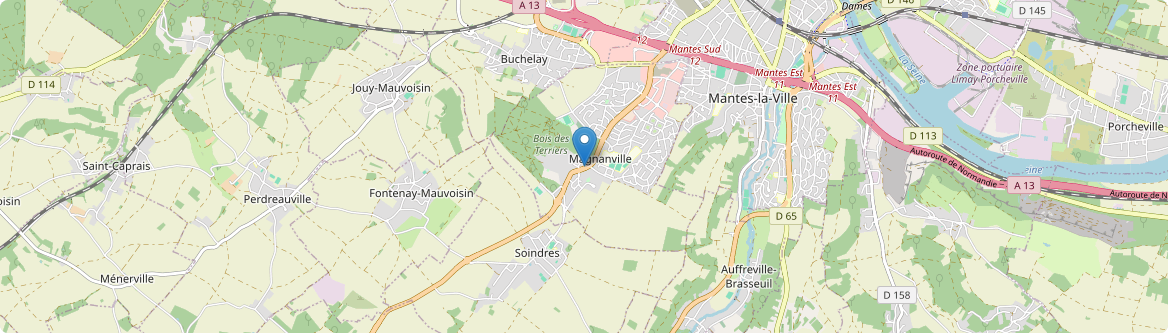 Magnanville - Carte