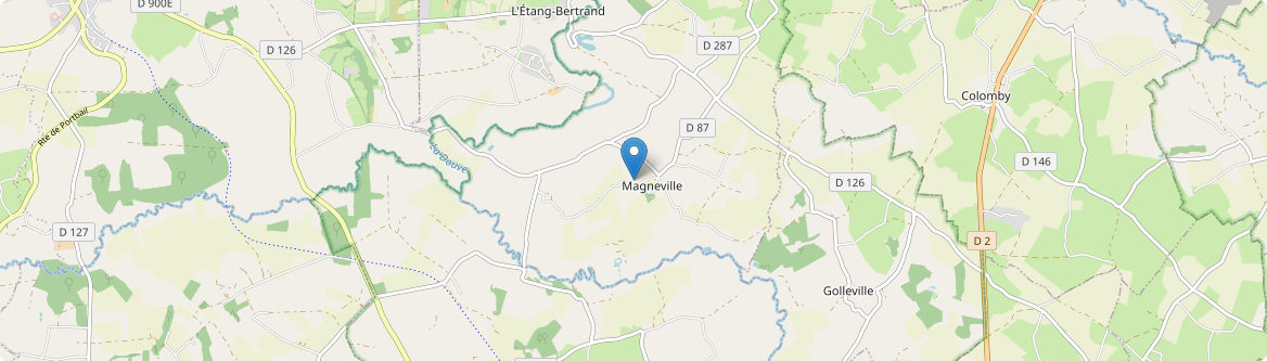 Magneville - Carte