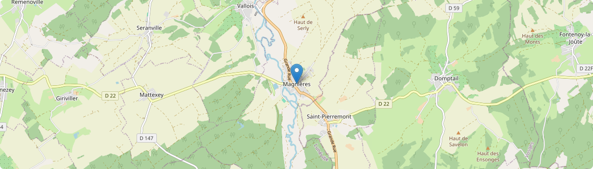Magnières - Carte