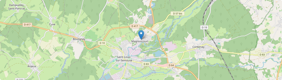 Magnoncourt - Carte
