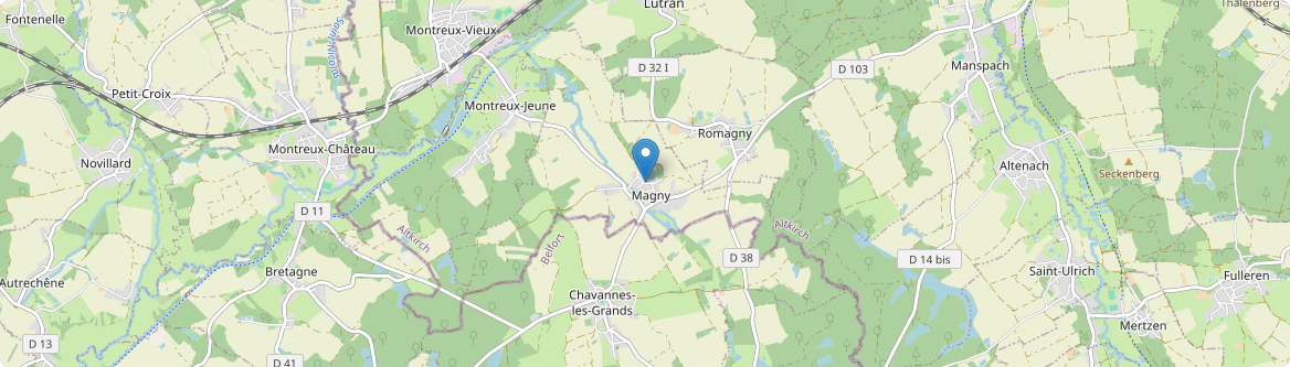 Magny - Carte