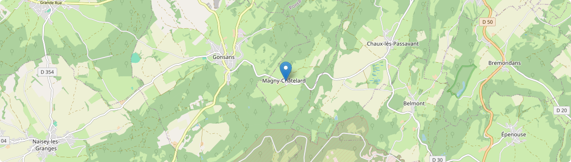 Magny-Châtelard - Carte