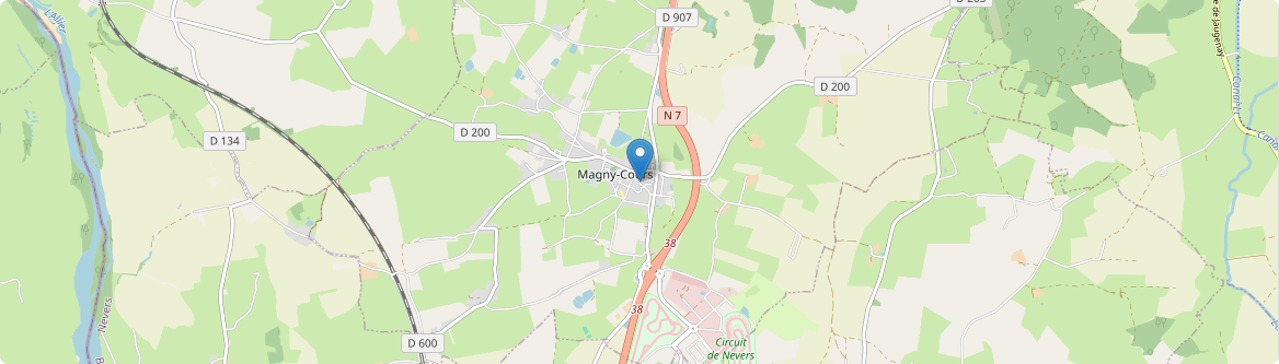 Magny-Cours - Carte