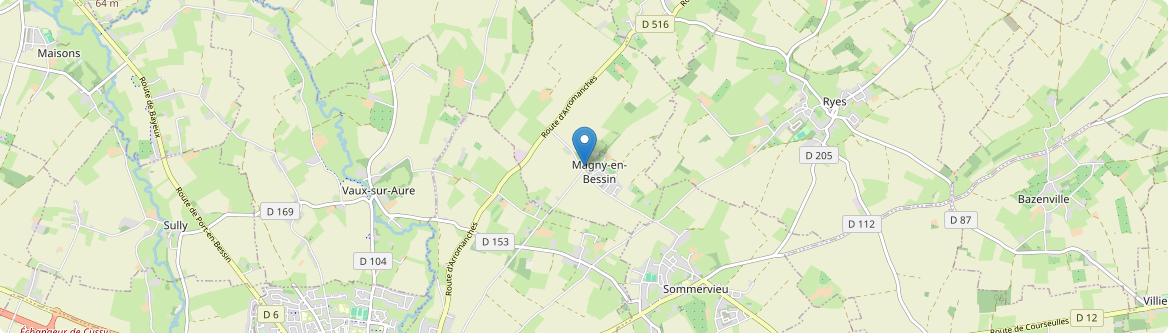 Magny-en-Bessin - Carte