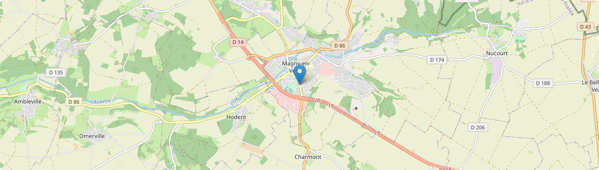 Magny-en-Vexin - Carte