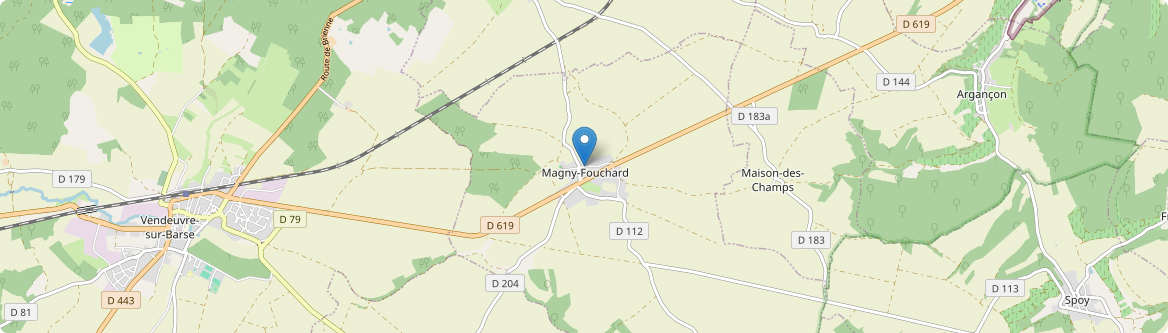 Magny-Fouchard - Carte