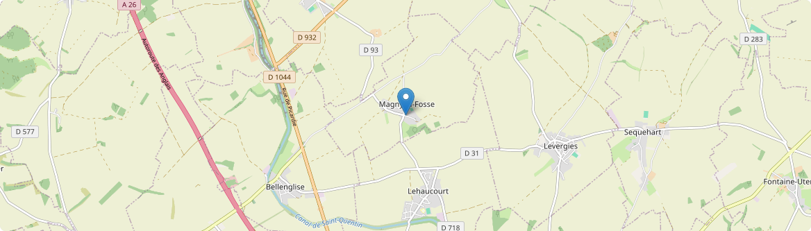 Magny-la-Fosse - Carte