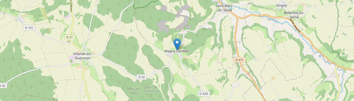 Magny-Lambert - Carte