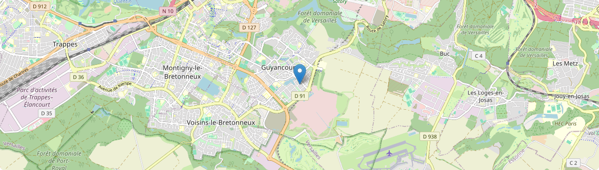 Magny-les-Hameaux - Carte