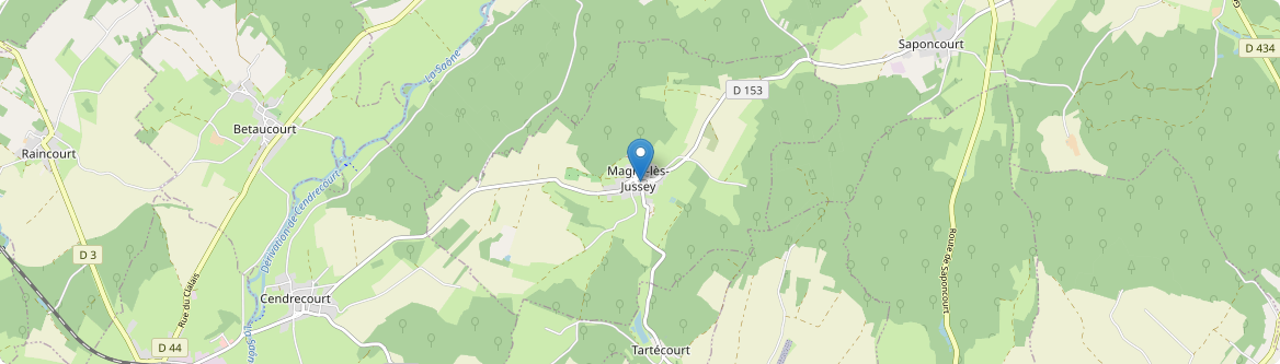 Magny-lès-Jussey - Carte