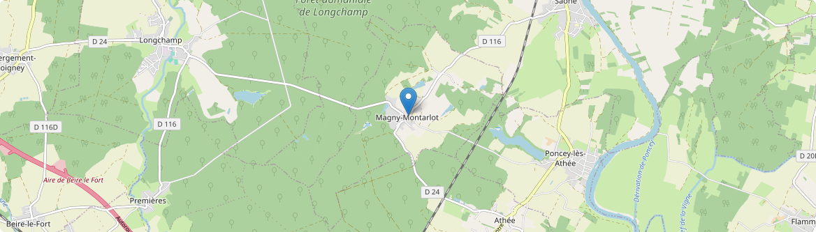 Magny-Montarlot - Carte