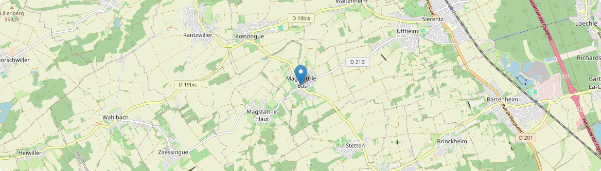 Magstatt-le-Bas - Carte