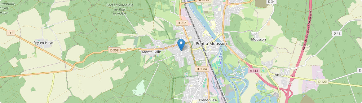 Maidières - Carte