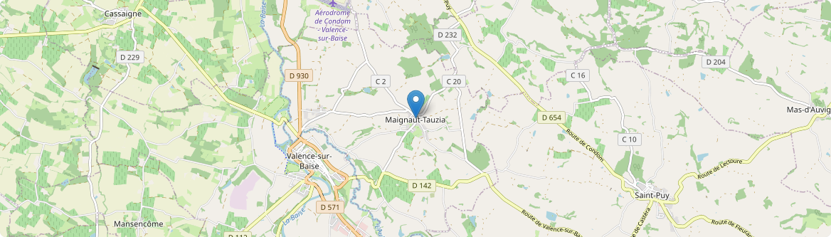 Maignaut-Tauzia - Carte
