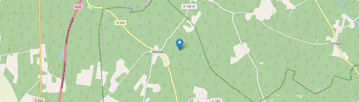 Maillas - Carte