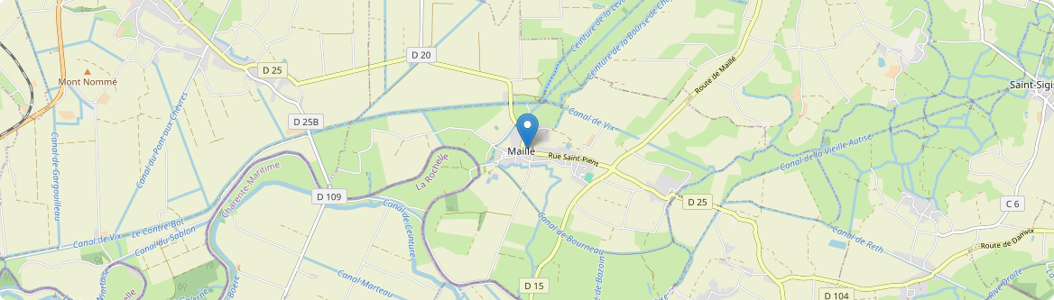 Maillé - Carte