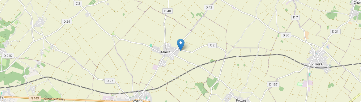 Maillé - Carte