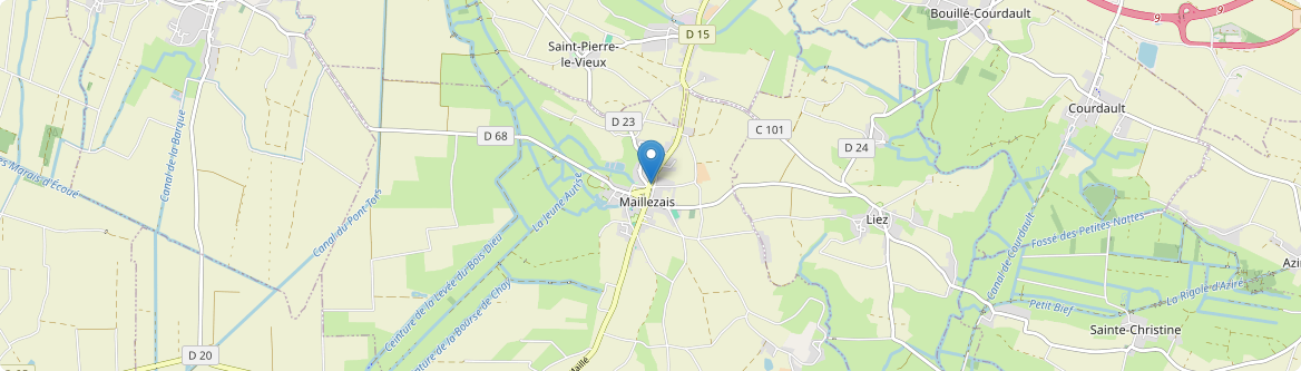 Maillezais - Carte